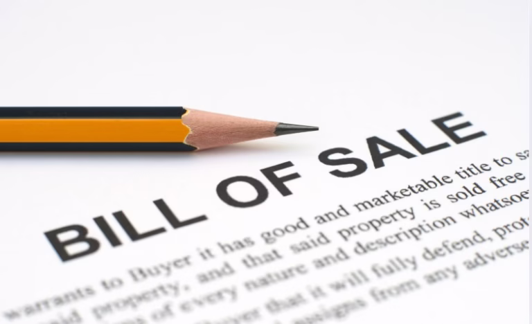 Bill of Sale